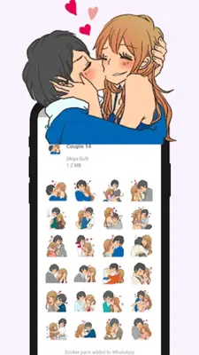 456+ Cute Couple Stickers android App screenshot 1